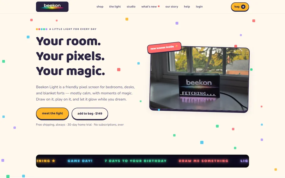 Beekon Light — screenshot