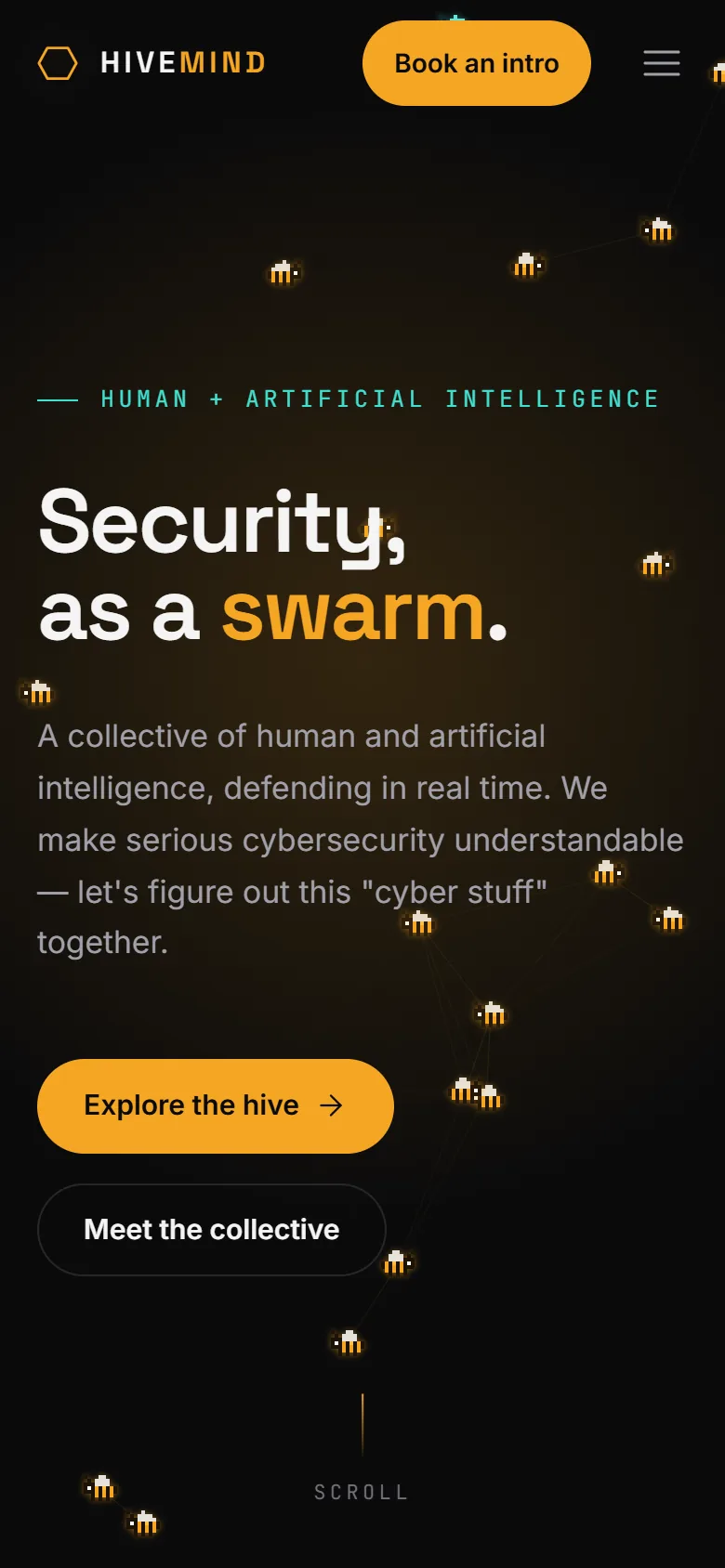 HiveMind Security on a phone
