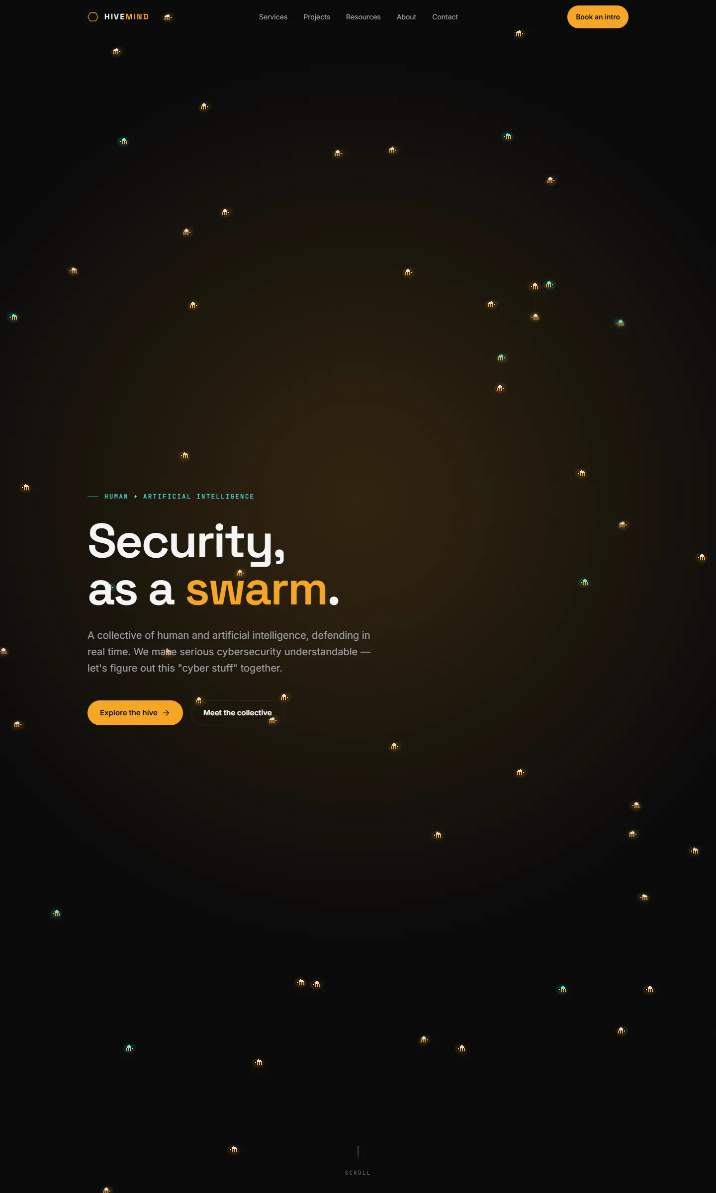 HiveMind Security — full-page screenshot