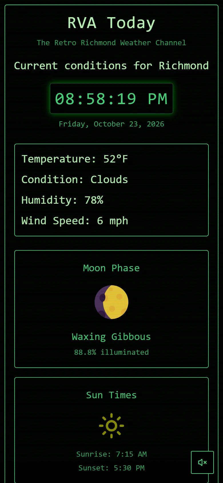 RVA Today on a phone